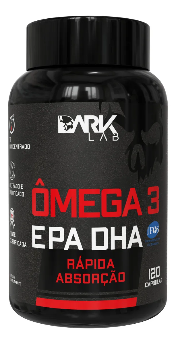 Ômega 3 Epa Dha 120 Cápsulas Dark Lab